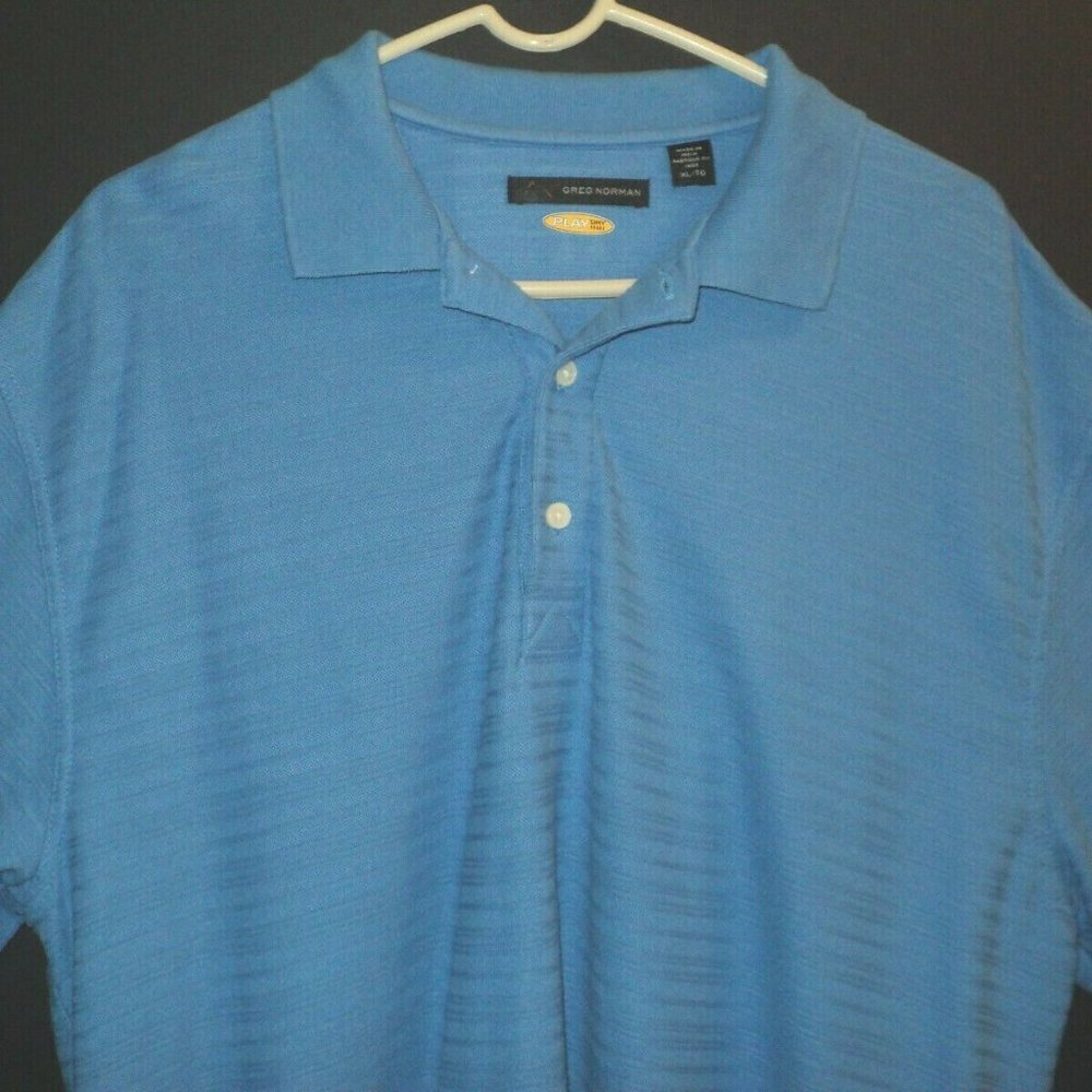 Greg Norman Play Dry Polo Shirt Size XL Blue - Picture 2 of 7